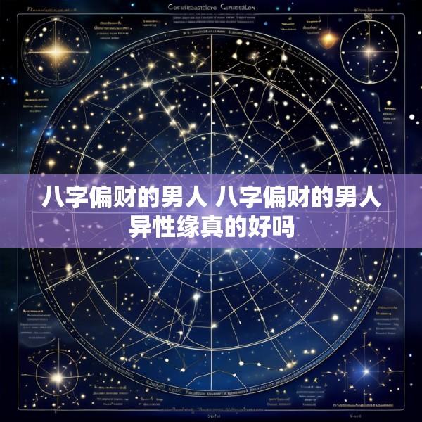 八字偏财的男人 八字偏财的男人异性缘真的好吗
