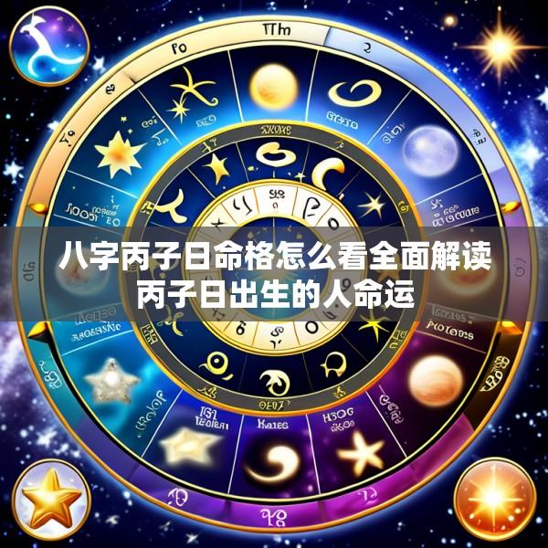八字丙子日命格怎么看全面解读丙子日出生的人命运