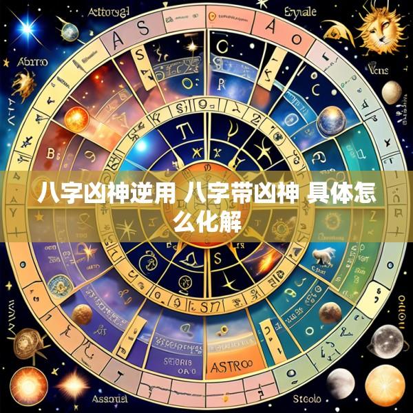 八字凶神逆用 八字带凶神 具体怎么化解
