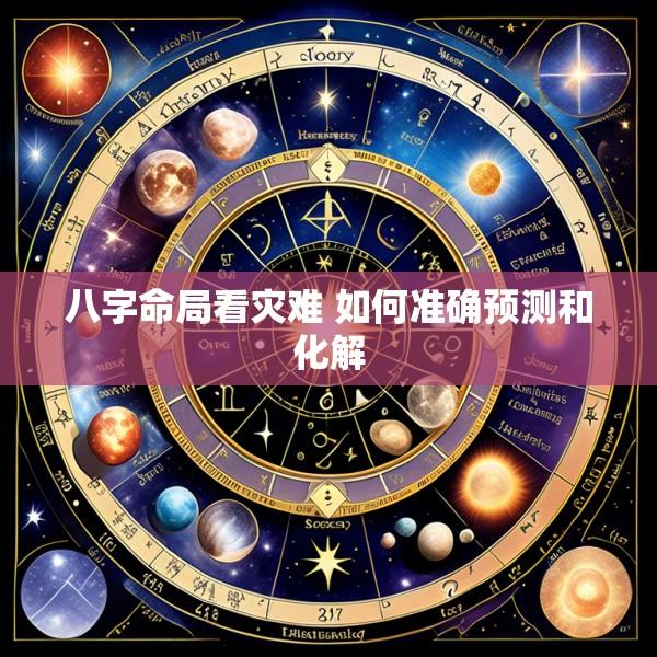 八字命局看灾难 如何准确预测和化解