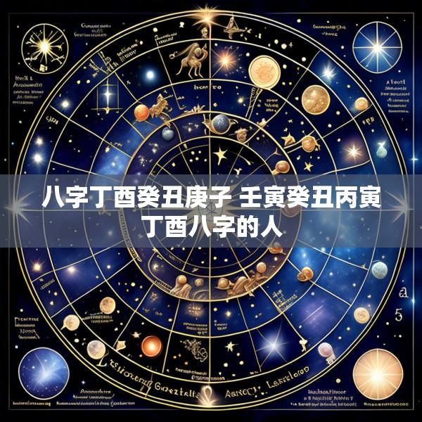 八字丁酉癸丑庚子 壬寅癸丑丙寅丁酉八字的人