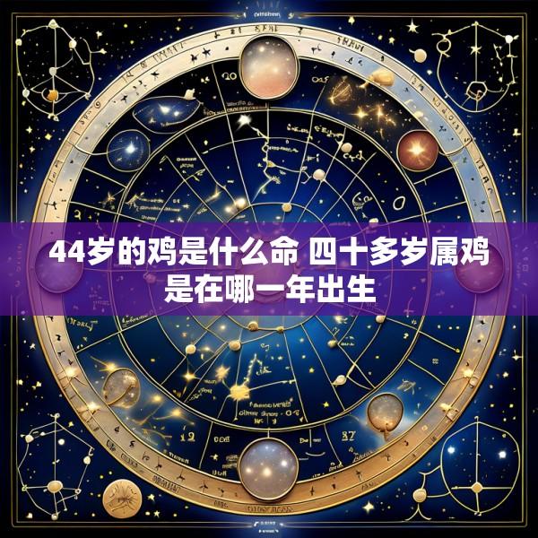 44岁的鸡是什么命 四十多岁属鸡是在哪一年出生
