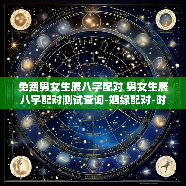 免费男女生辰八字配对 男女生辰八字配对测试查询-姻缘配对-时辰-免费