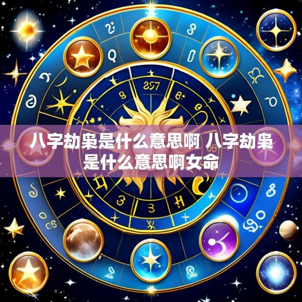 八字劫枭是什么意思啊 八字劫枭是什么意思啊女命
