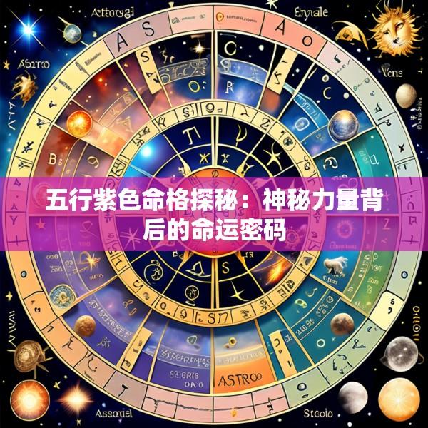 五行紫色命格探秘：神秘力量背后的命运密码