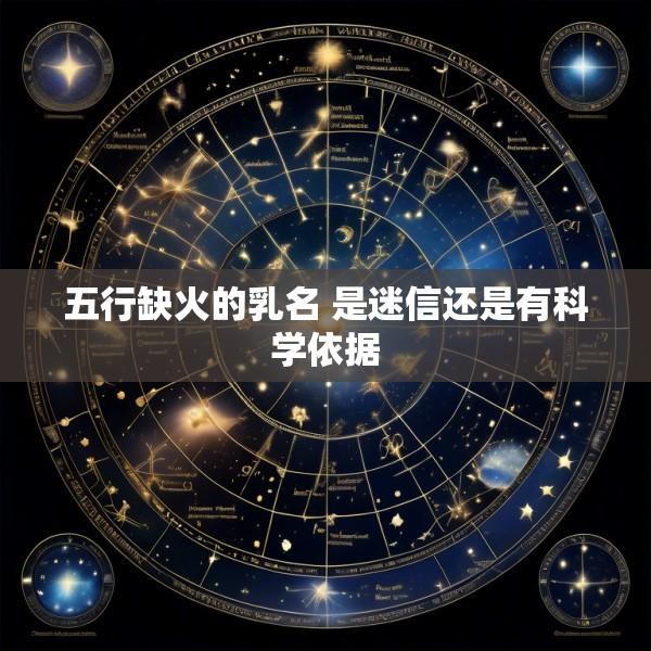 五行缺火的乳名 是迷信还是有科学依据
