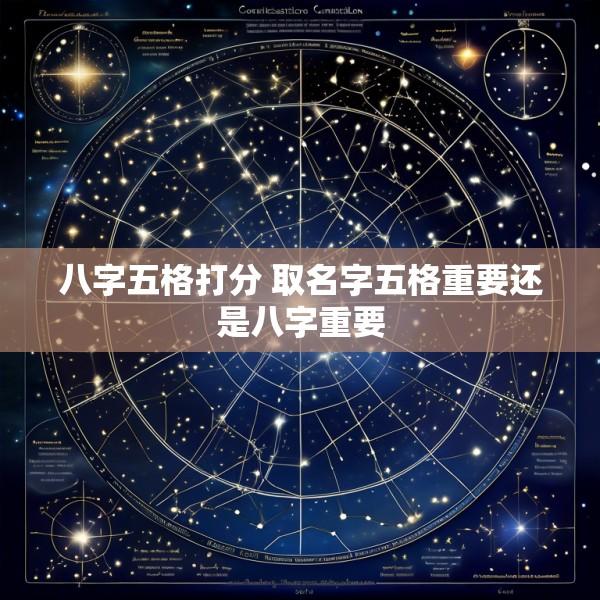 八字五格打分 取名字五格重要还是八字重要