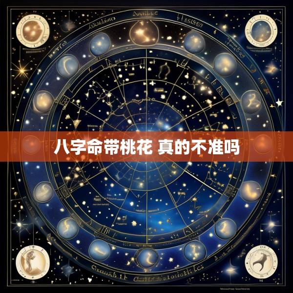 八字命带桃花 真的不准吗