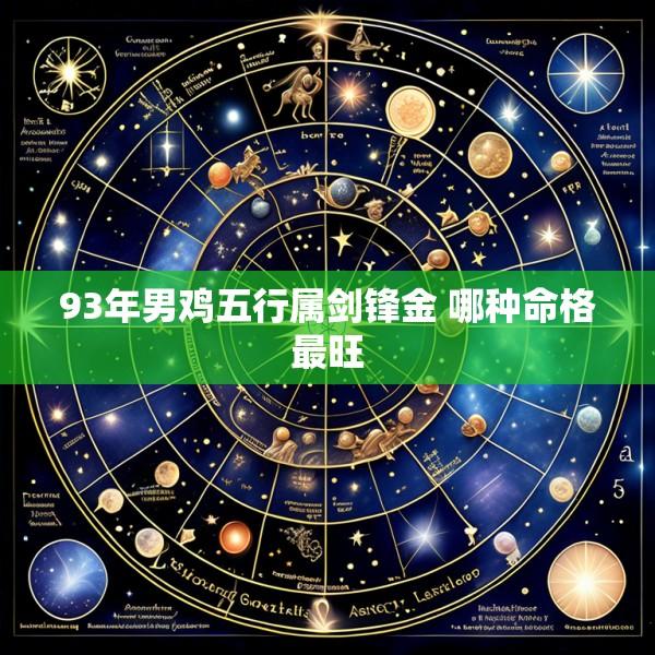 93年男鸡五行属剑锋金 哪种命格最旺