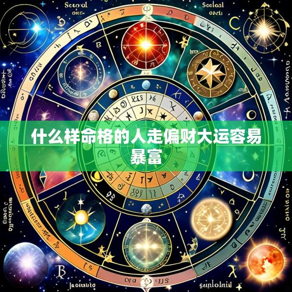 什么样命格的人走偏财大运容易暴富