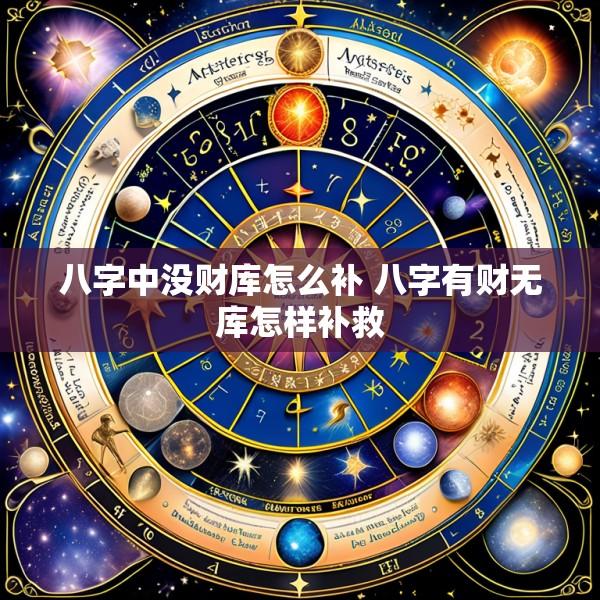 八字中没财库怎么补 八字有财无库怎样补救