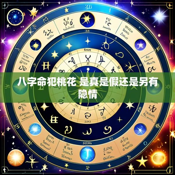 八字命犯桃花 是真是假还是另有隐情