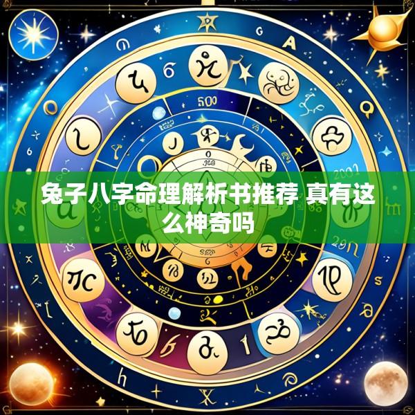 兔子八字命理解析书推荐 真有这么神奇吗