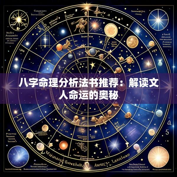 八字命理分析法书推荐：解读文人命运的奥秘
