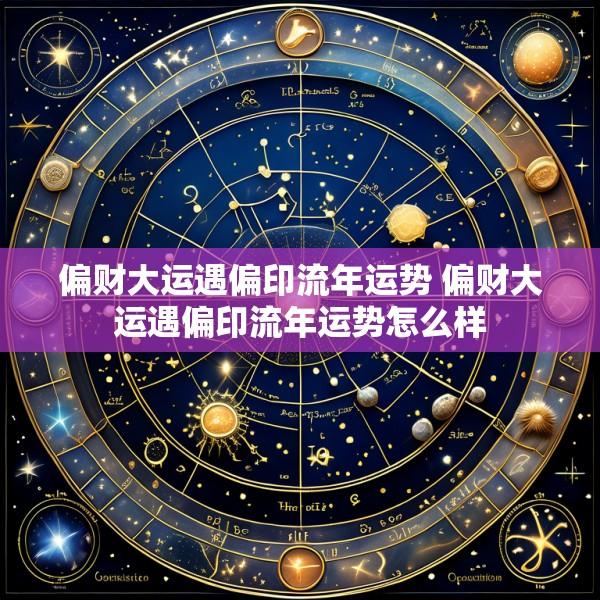 偏财大运遇偏印流年运势 偏财大运遇偏印流年运势怎么样