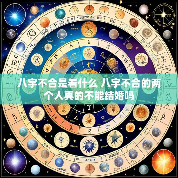 八字不合是看什么 八字不合的两个人真的不能结婚吗