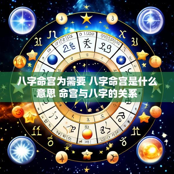 八字命宫为需要 八字命宫是什么意思 命宫与八字的关系