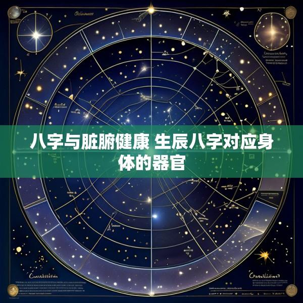 八字与脏腑健康 生辰八字对应身体的器官