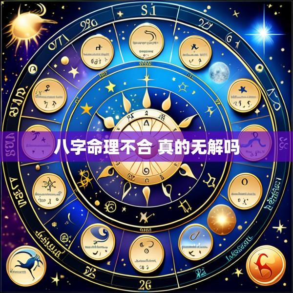 八字命理不合 真的无解吗