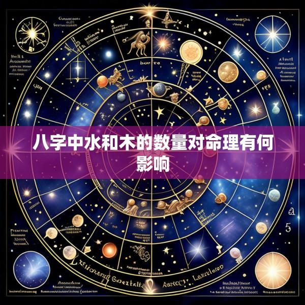 八字中水和木的数量对命理有何影响