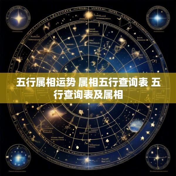 五行属相运势 属相五行查询表 五行查询表及属相