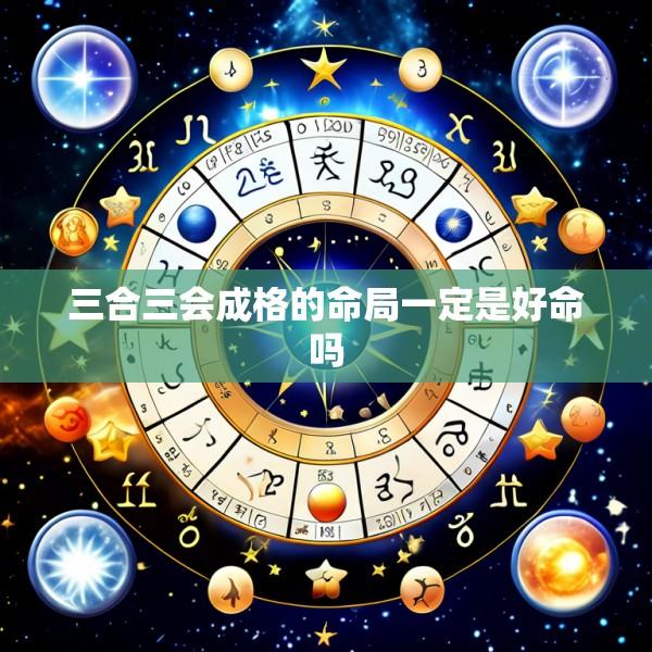 三合三会成格的命局一定是好命吗