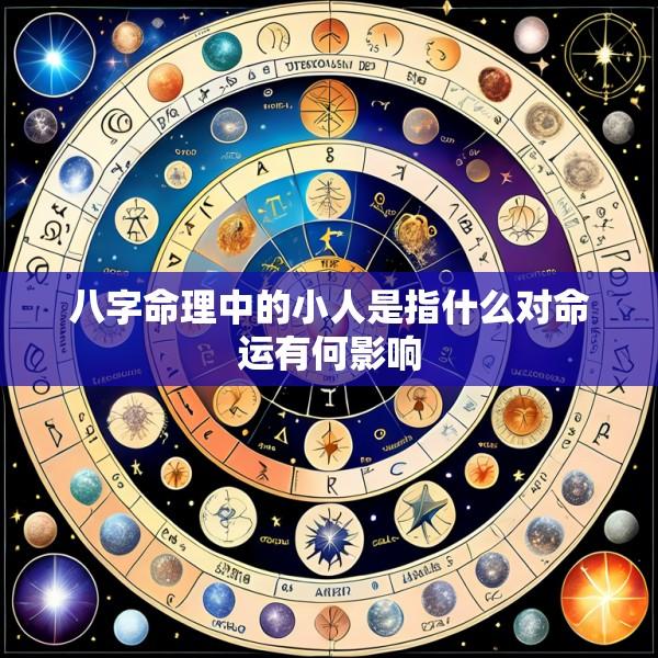 八字命理中的小人是指什么对命运有何影响