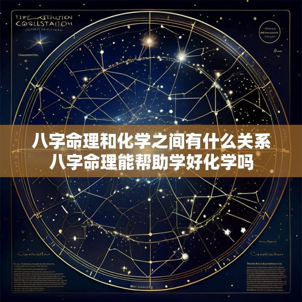 八字命理和化学之间有什么关系八字命理能帮助学好化学吗