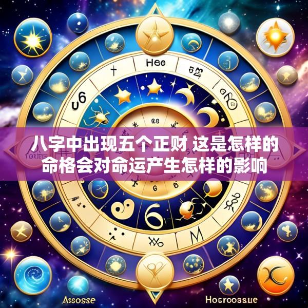 八字中出现五个正财 这是怎样的命格会对命运产生怎样的影响