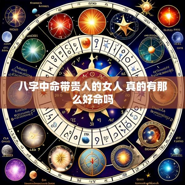 八字中命带贵人的女人 真的有那么好命吗