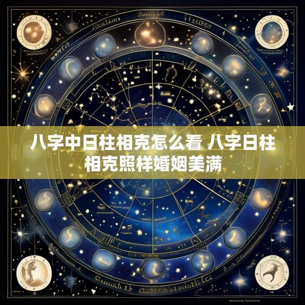 八字中日柱相克怎么看 八字日柱相克照样婚姻美满