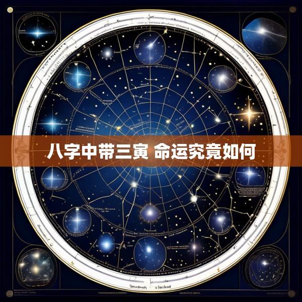 八字中带三寅 命运究竟如何