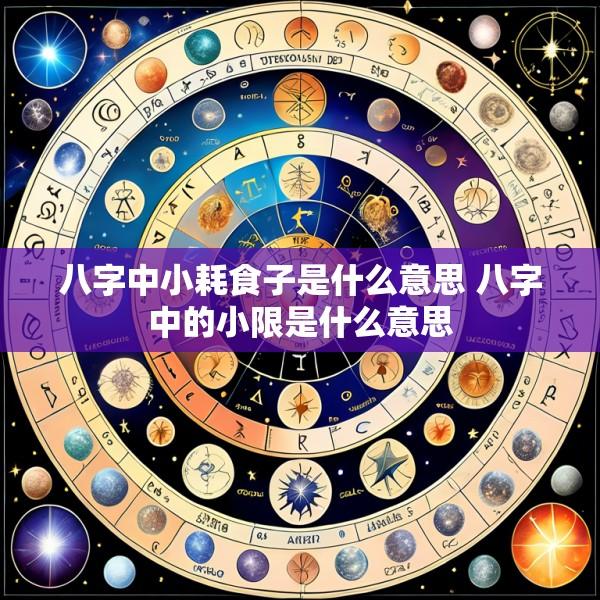 八字中小耗食子是什么意思 八字中的小限是什么意思