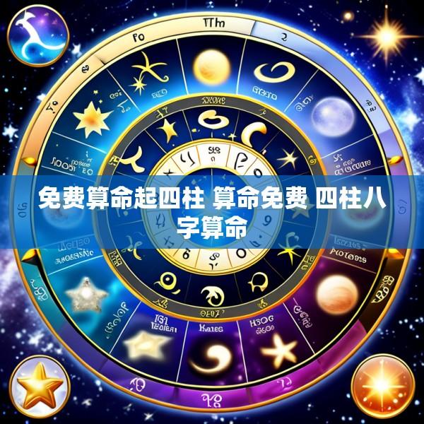 免费算命起四柱 算命免费 四柱八字算命