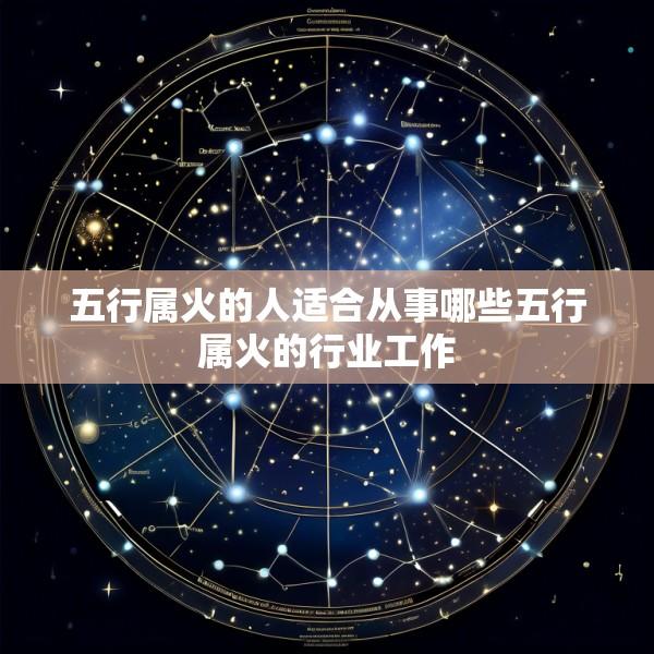 五行属火的人适合从事哪些五行属火的行业工作