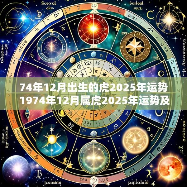74年12月出生的虎2025年运势 1974年12月属虎2025年运势及运程