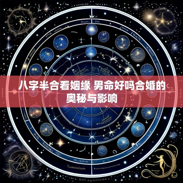八字半合看姻缘 男命好吗合婚的奥秘与影响