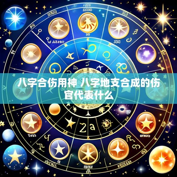 八字合伤用神 八字地支合成的伤官代表什么