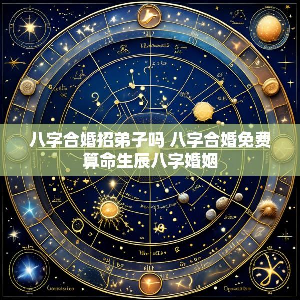 八字合婚招弟子吗 八字合婚免费算命生辰八字婚姻