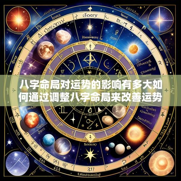 八字命局对运势的影响有多大如何通过调整八字命局来改善运势