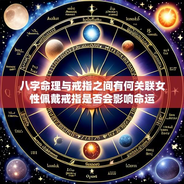 八字命理与戒指之间有何关联女性佩戴戒指是否会影响命运