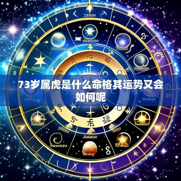 73岁属虎是什么命格其运势又会如何呢