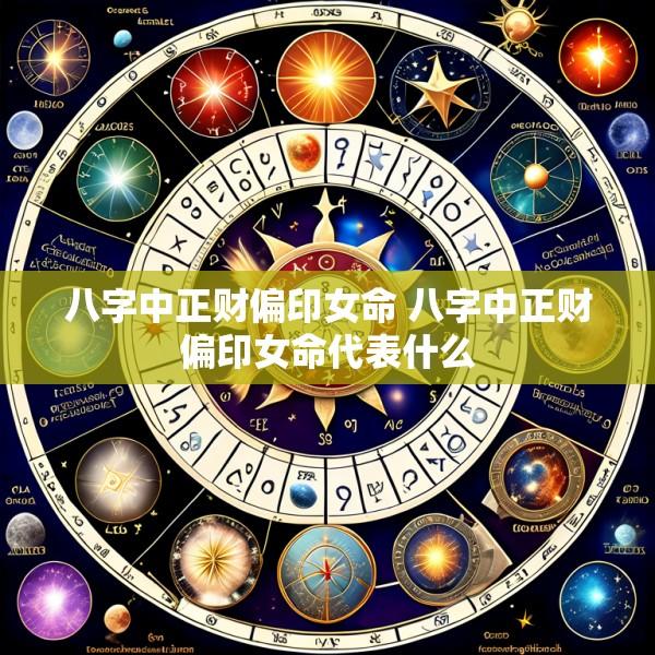 八字中正财偏印女命 八字中正财偏印女命代表什么