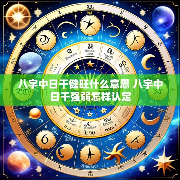 八字中日干健旺什么意思 八字中日干强弱怎样认定