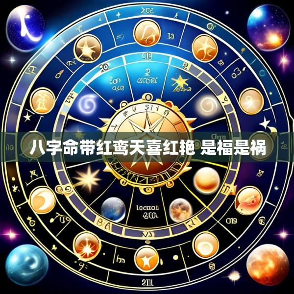 八字命带红鸾天喜红艳 是福是祸