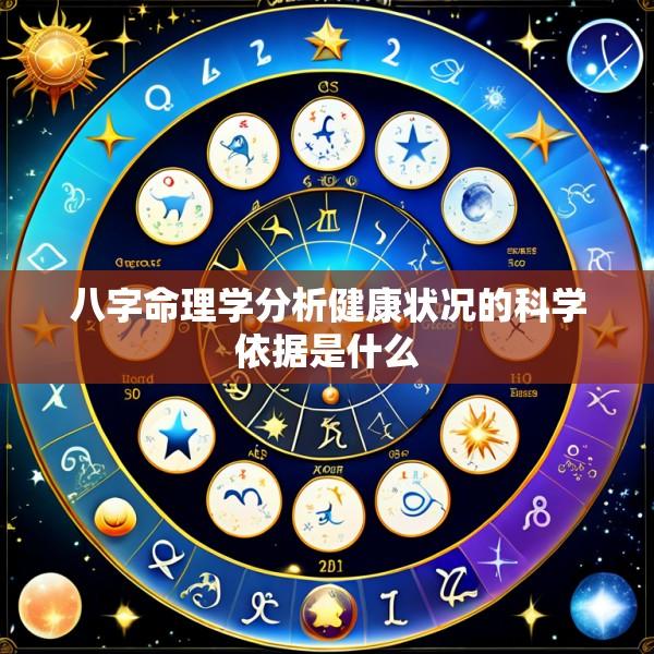 八字命理学分析健康状况的科学依据是什么