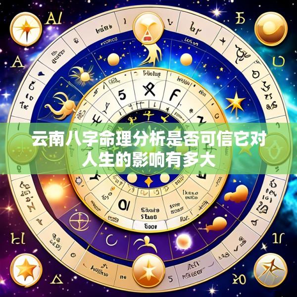 云南八字命理分析是否可信它对人生的影响有多大