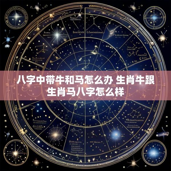 八字中带牛和马怎么办 生肖牛跟生肖马八字怎么样