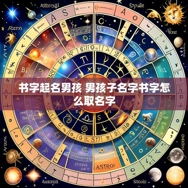 书字起名男孩 男孩子名字书字怎么取名字