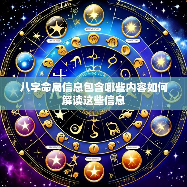 八字命局信息包含哪些内容如何解读这些信息